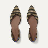 The D'Orsay Point - Shortbread Stripe