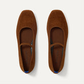 The Max Square Mary Jane - ReVelvet™ Russet